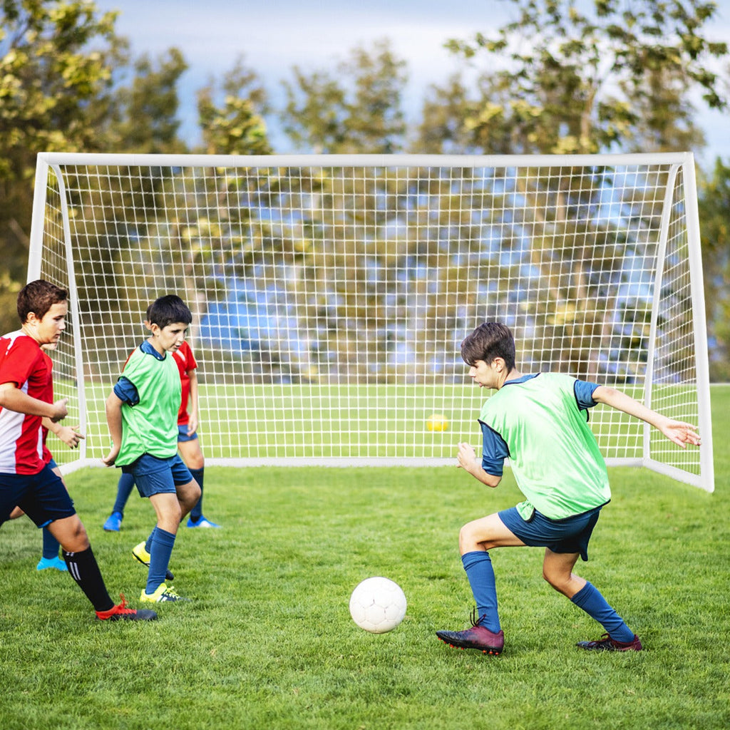 All-Weather Soccer Goal with Strong PVC Frame for Kids