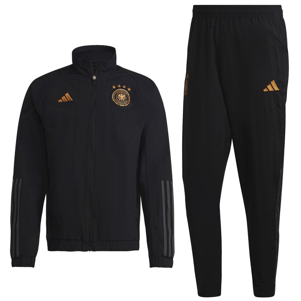 Germany black presentation Soccer tracksuit - GilloServ