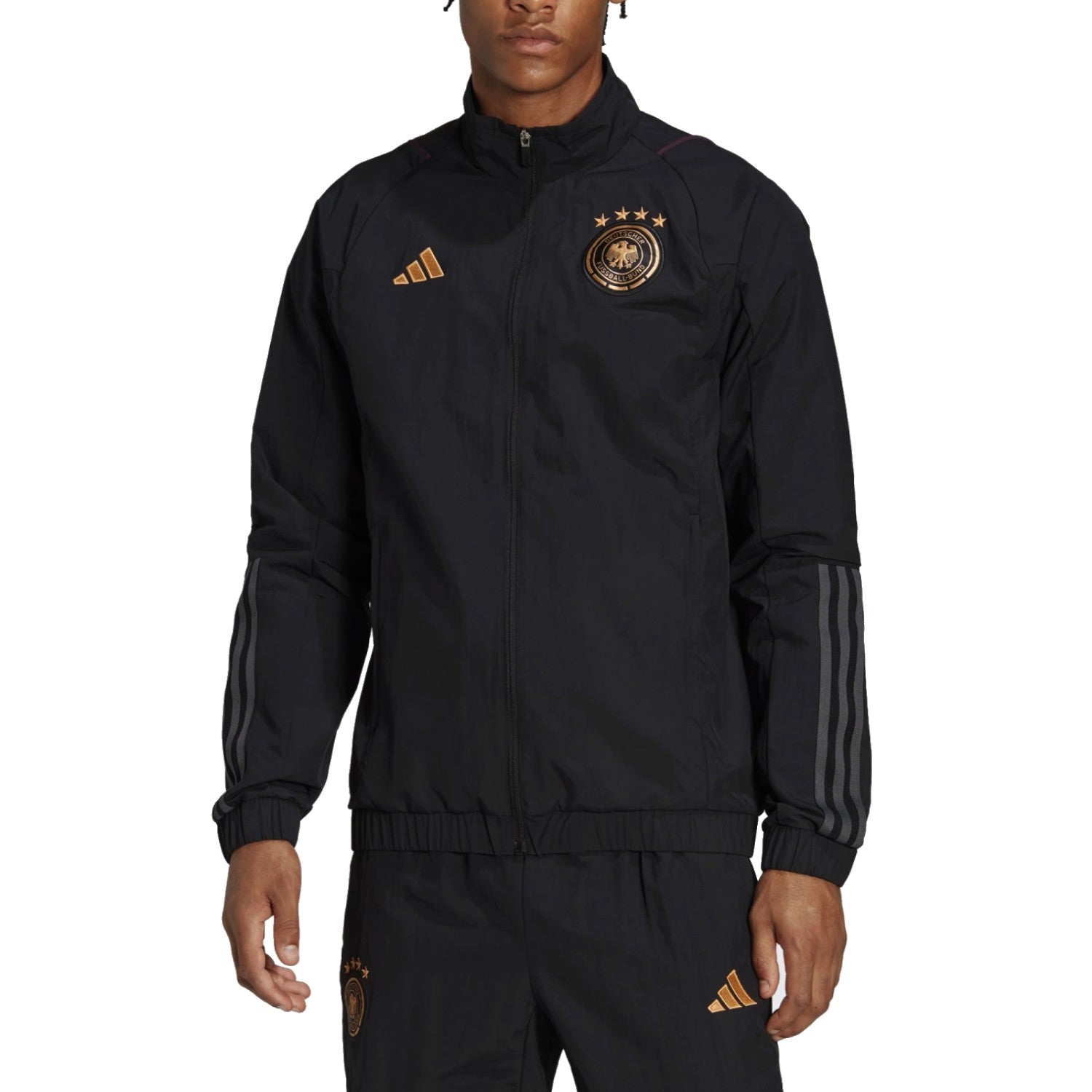 Germany black presentation Soccer tracksuit - GilloServ