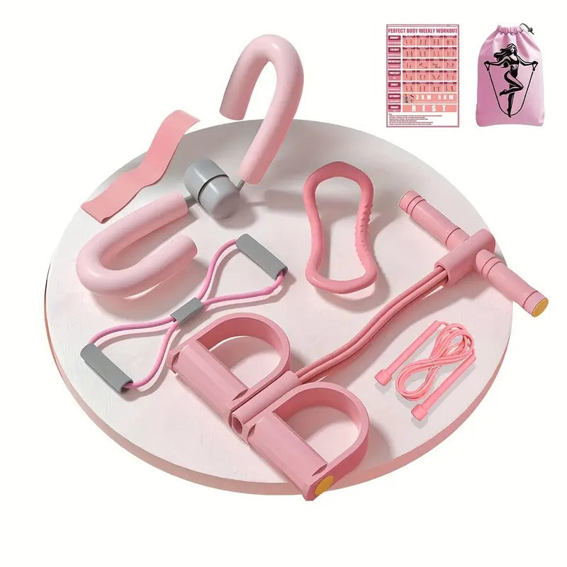Yoga Pilates Fitness Set with Accessories (8pcs) - GilloServ