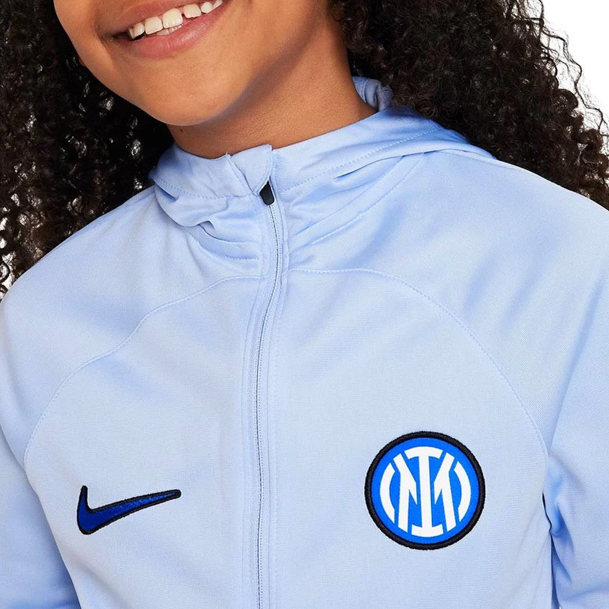 Kids - Inter Milan hooded presentation Soccer Tracksuit