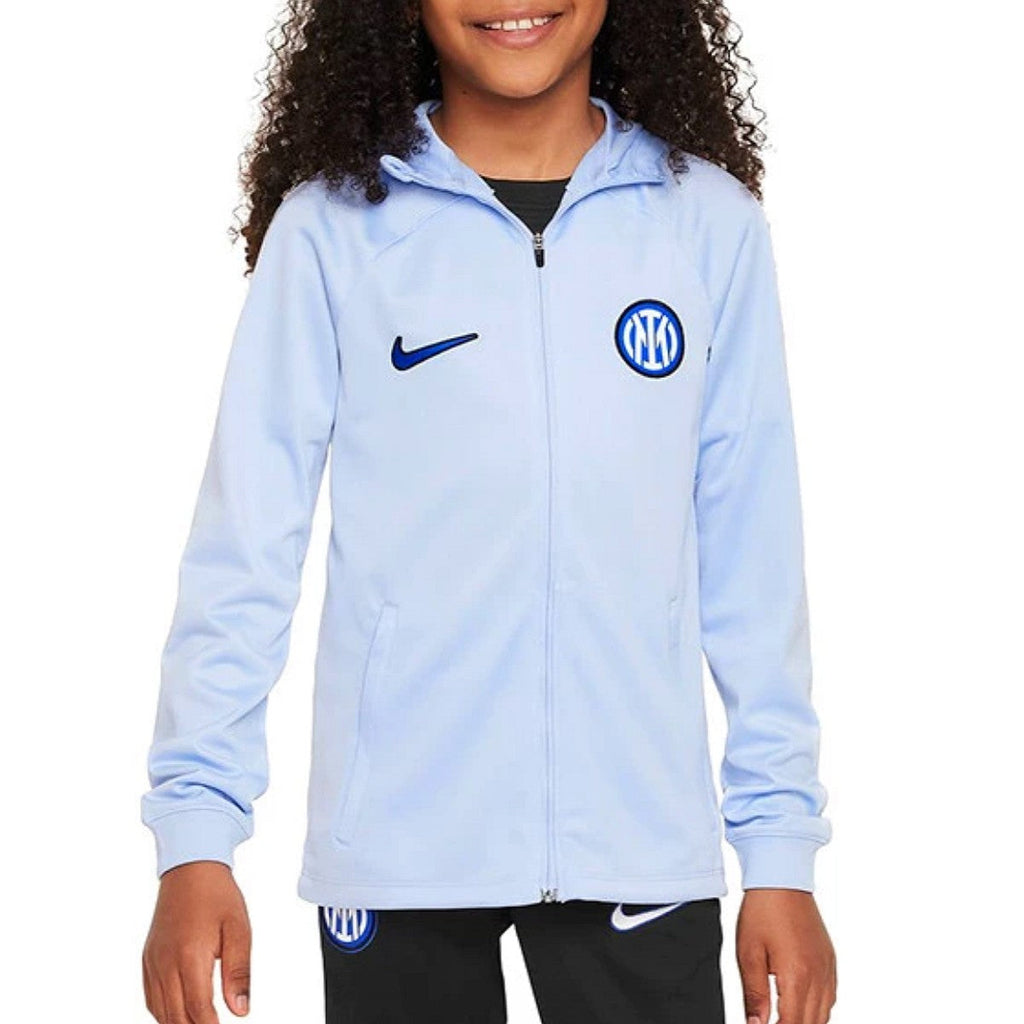 Kids - Inter Milan hooded presentation Soccer Tracksuit