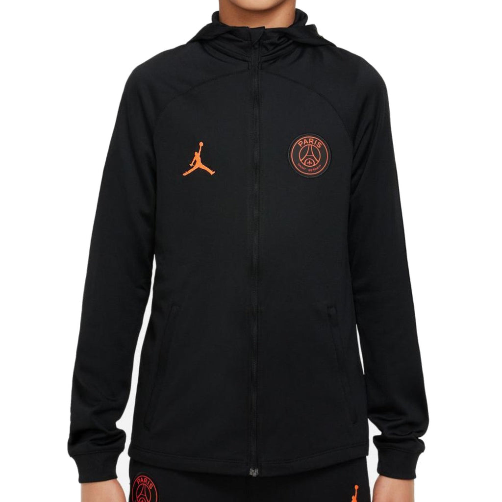 Kids - Jordan x PSG Soccer black training presentation tracksuit