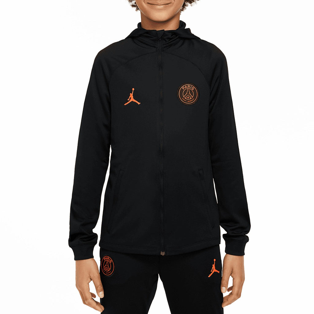 Kids - Jordan x PSG Soccer black training presentation tracksuit