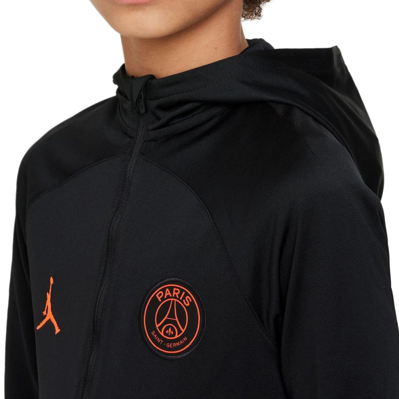 Kids - Jordan x PSG Soccer black training presentation tracksuit