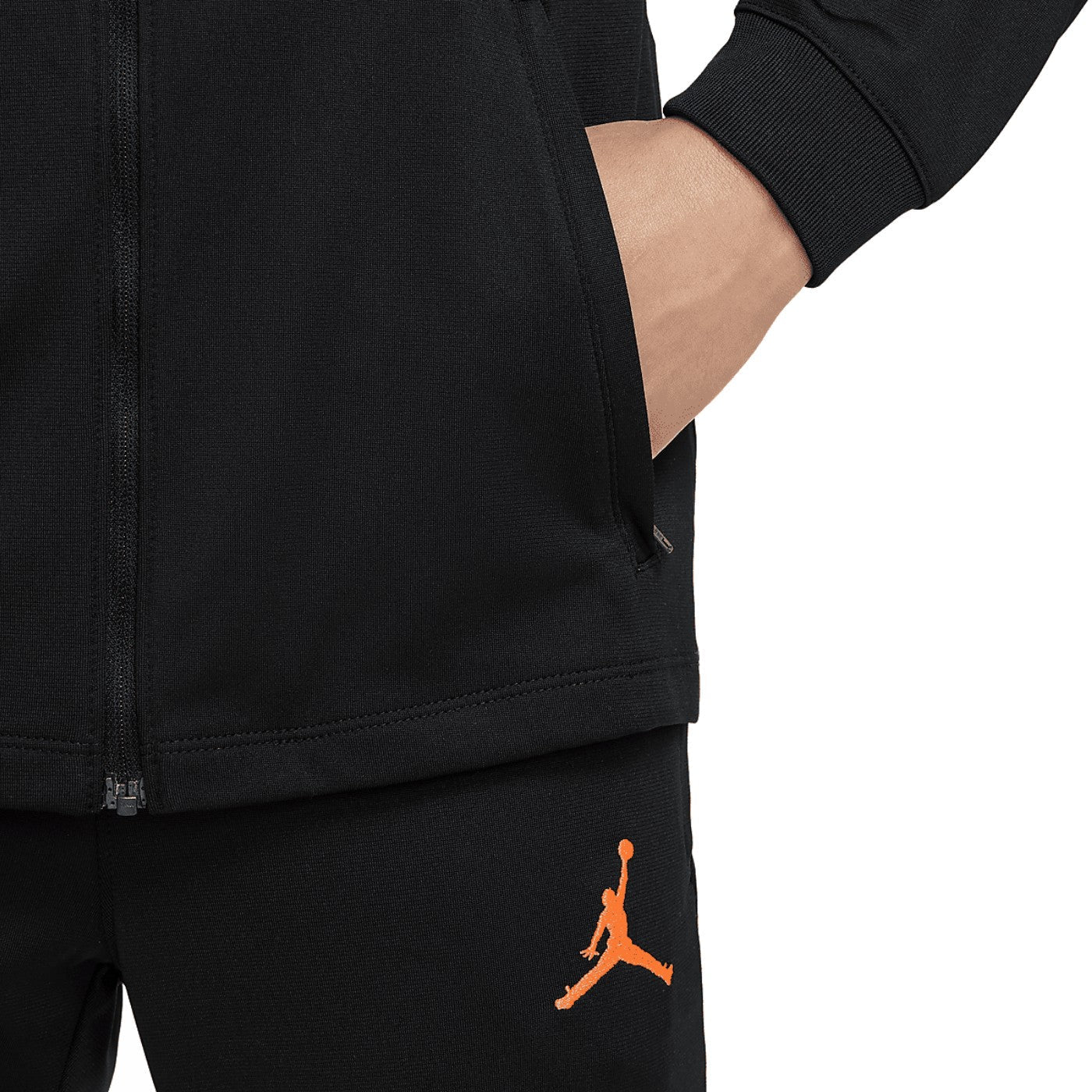 Kids - Jordan x PSG Soccer black training presentation tracksuit