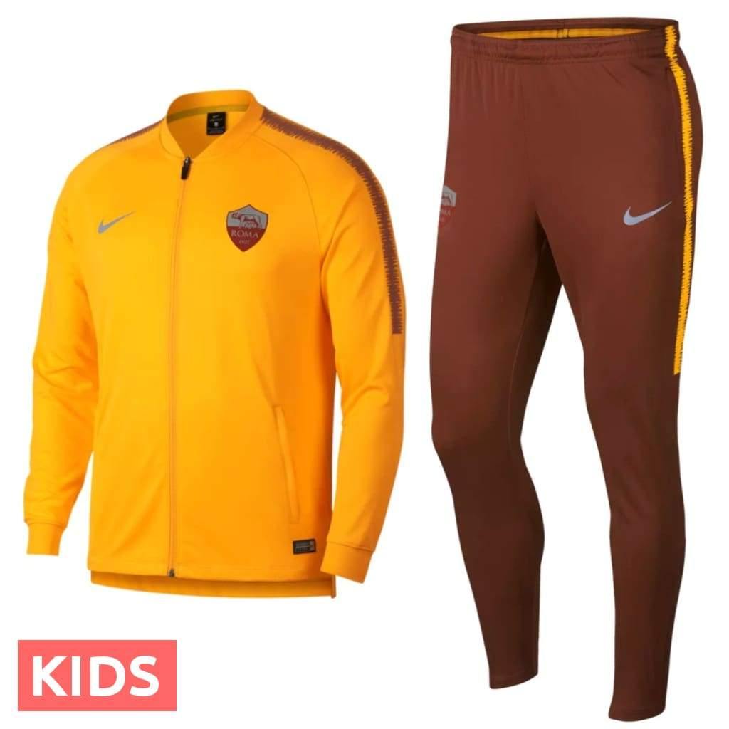 Kids - AS Roma UCL presentation soccer tracksuit