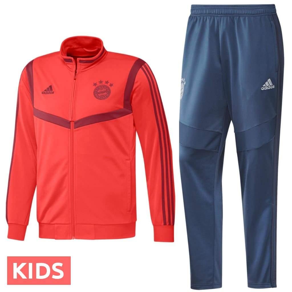Kids - Bayern Munich training bench Soccer tracksuit