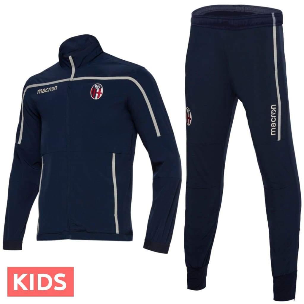 Kids - Bologna FC navy presentation soccer tracksuit