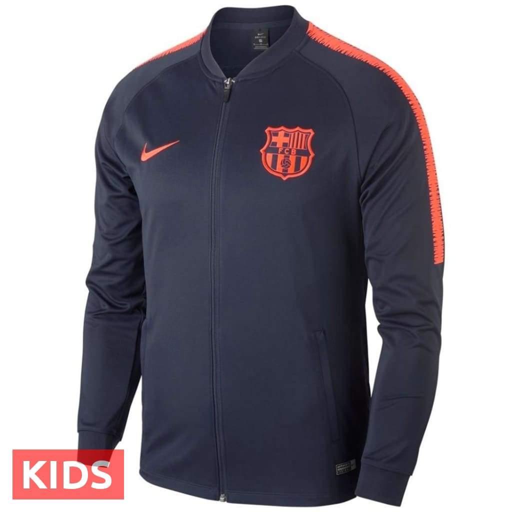 Kids - FC Barcelona Training Presentation Soccer Tracksuit 2018 - Nike