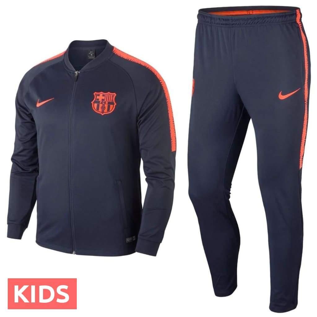 Kids - FC Barcelona Training Presentation Soccer Tracksuit 2018 - Nike
