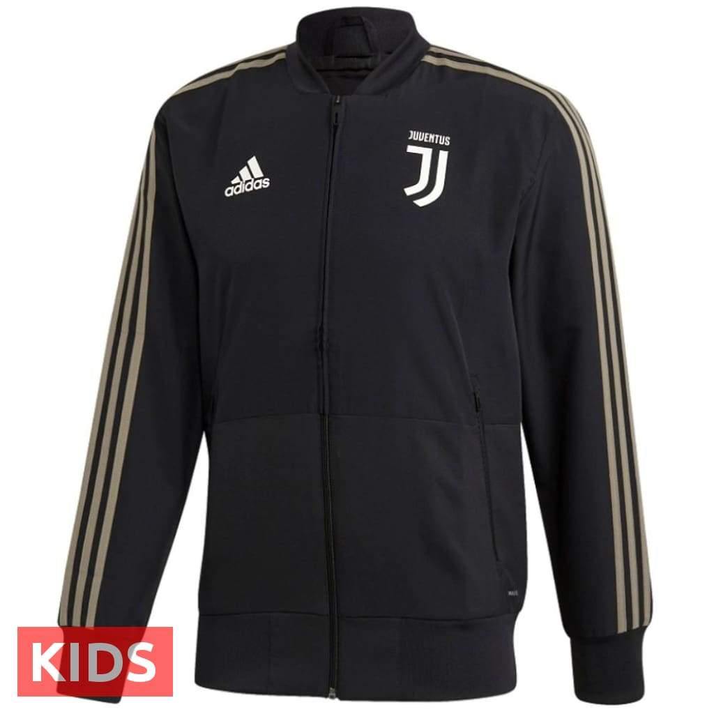 Kids - Juventus black Presentation Soccer Tracksuit