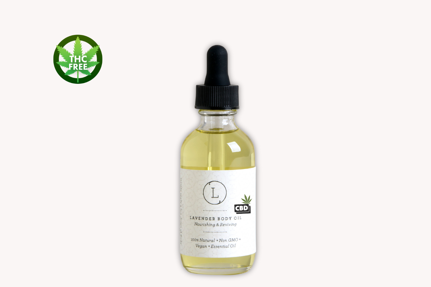 CBD Lavender Body Oil with CBD, Natural Moisturizing Body Oil (THC free) - GilloServ
