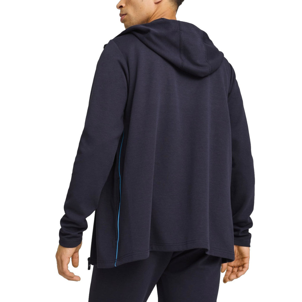 Manchester City navy Casual hooded presentation tracksuit