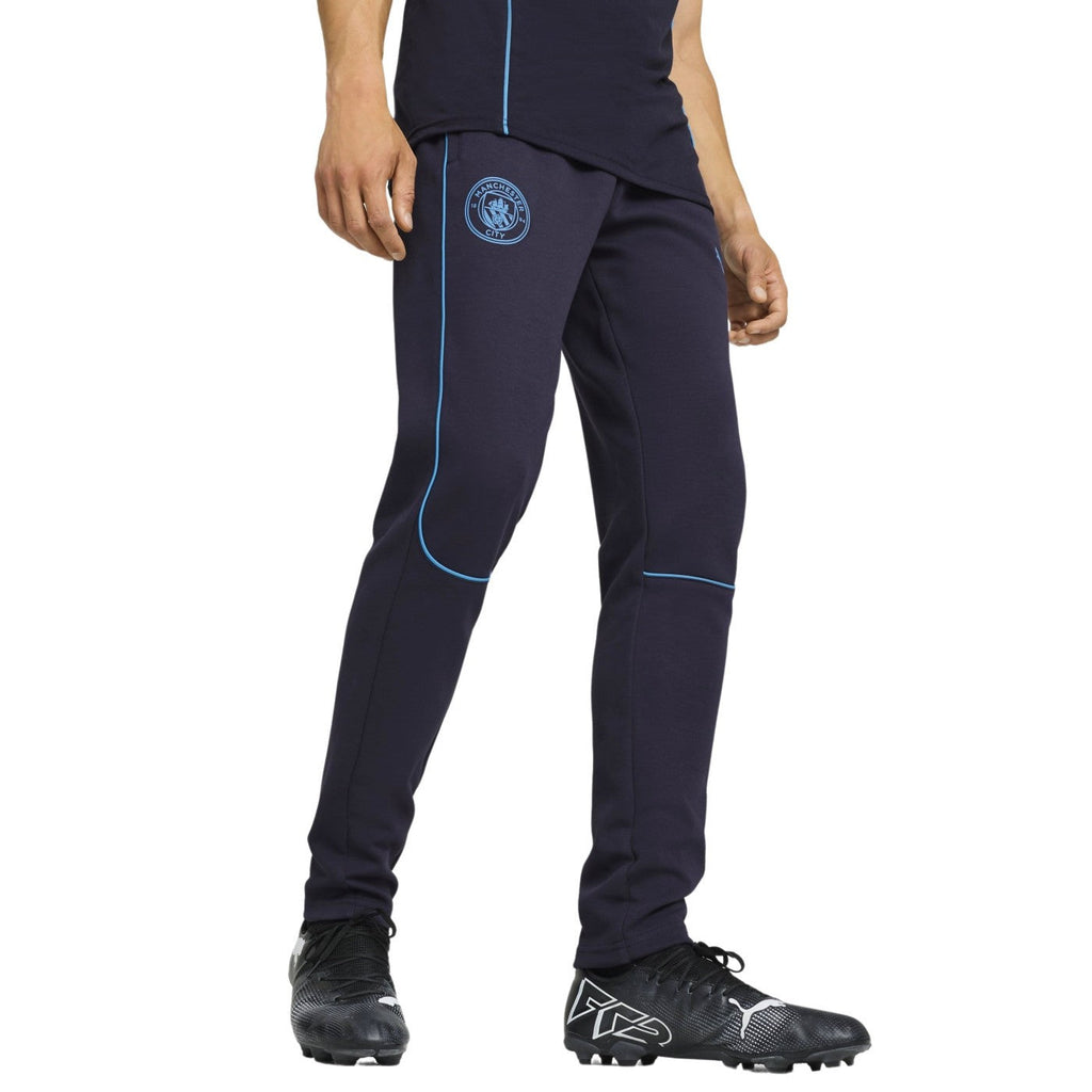 Manchester City navy Casual hooded presentation tracksuit