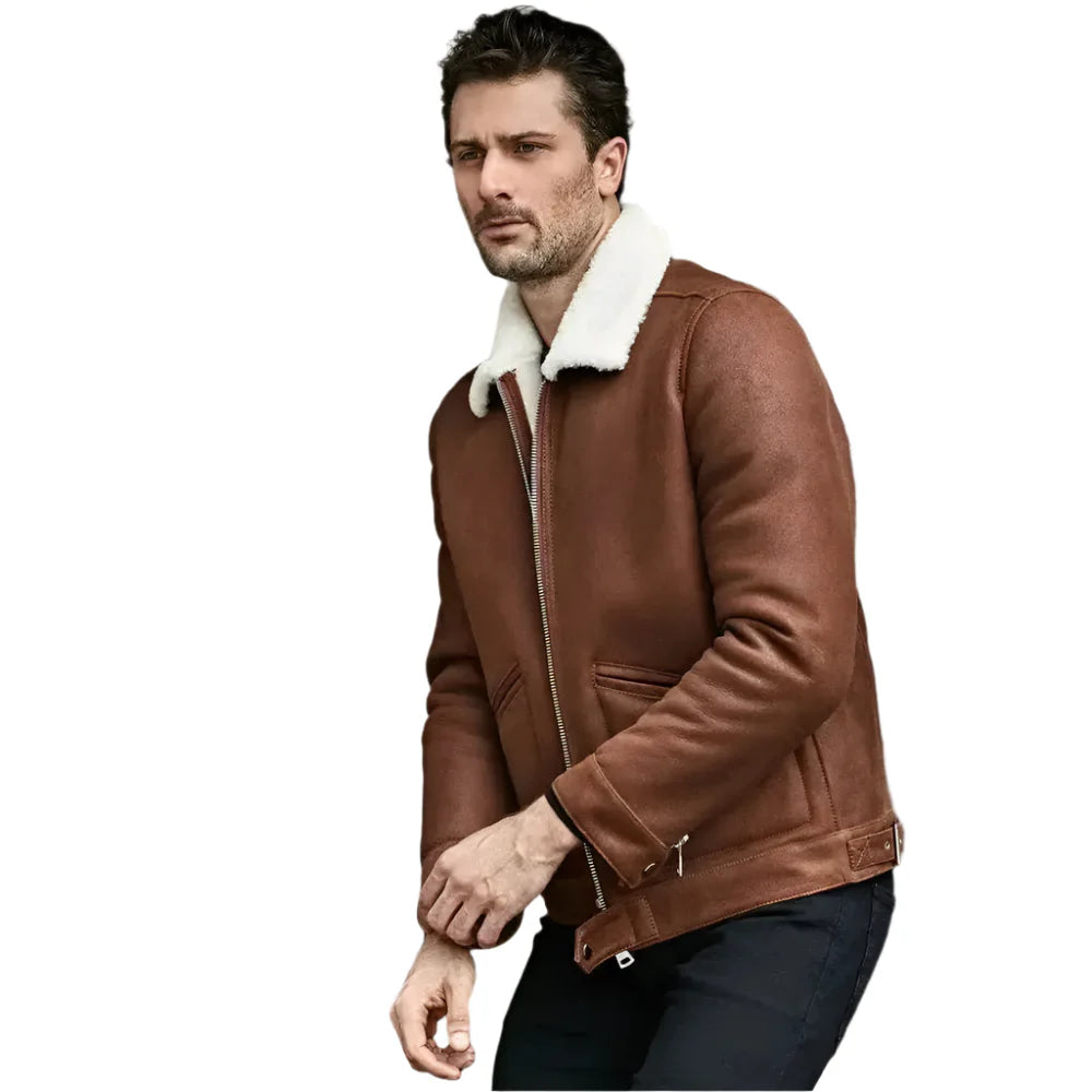 Men’s B3 Shearling Winter Jacket-1