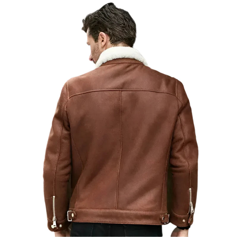 Men’s B3 Shearling Winter Jacket-2