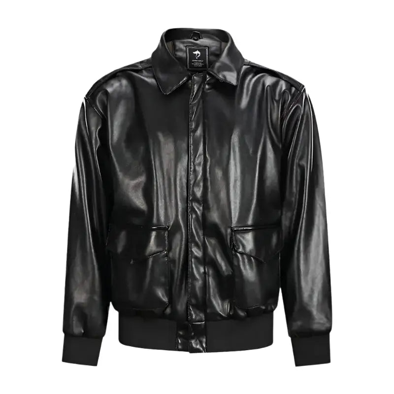 Mens Winter A2 Leather Aviator Jacket-0