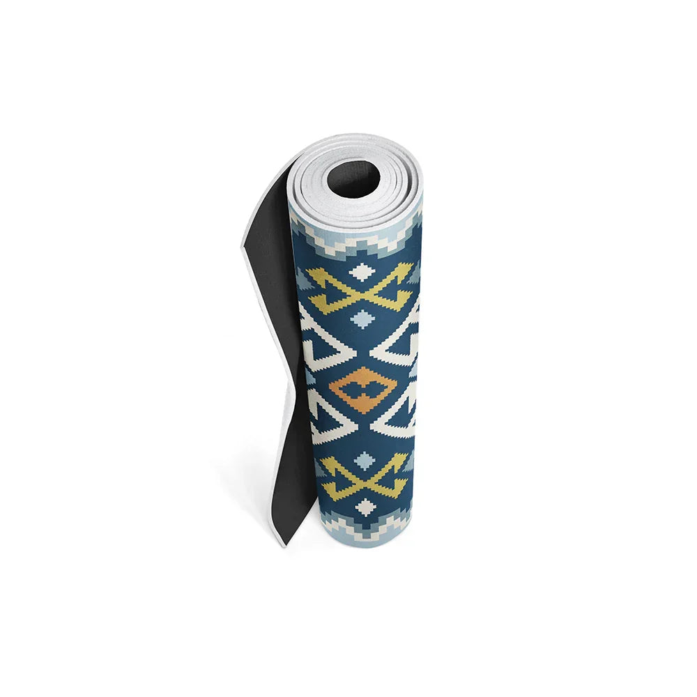Yoga Mat | 6mm Thick | Blue | Non-Slip | Eco Friendly | Yune Yoga | Moab River - GilloServ