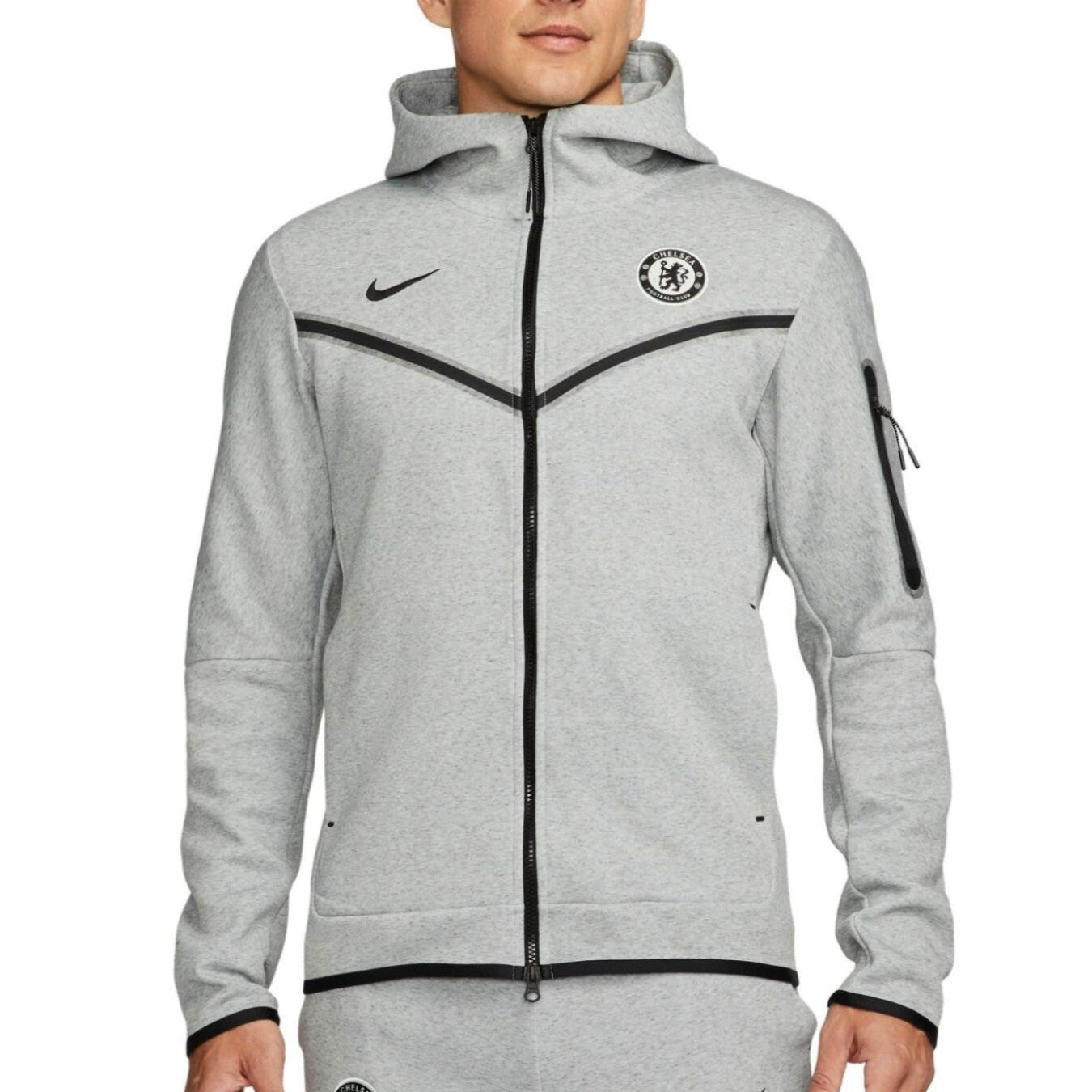 Chelsea FC grey Tech Fleece presentation tracksuit - GilloServ