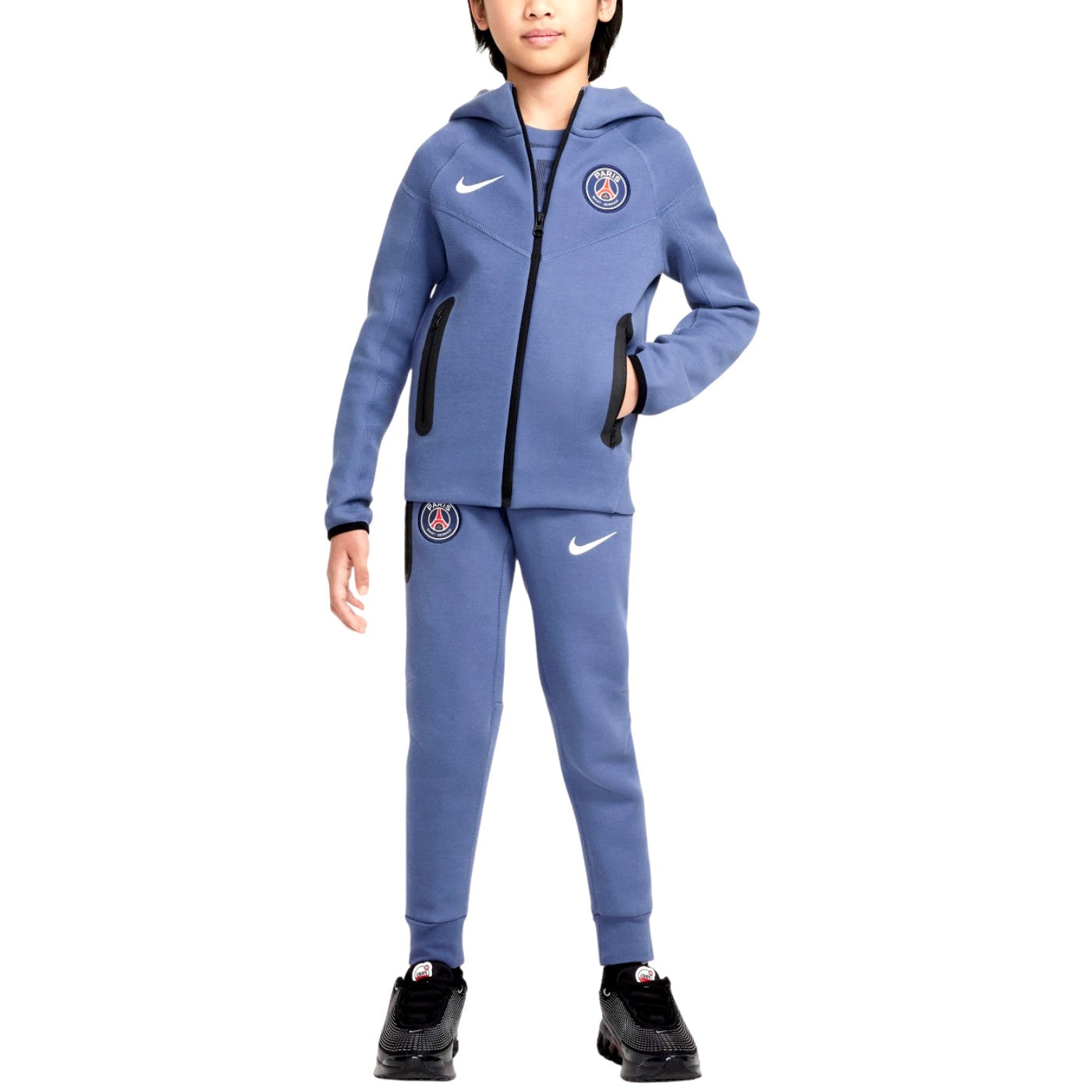 Kids - PSG Tech Fleece presentation soccer tracksuit