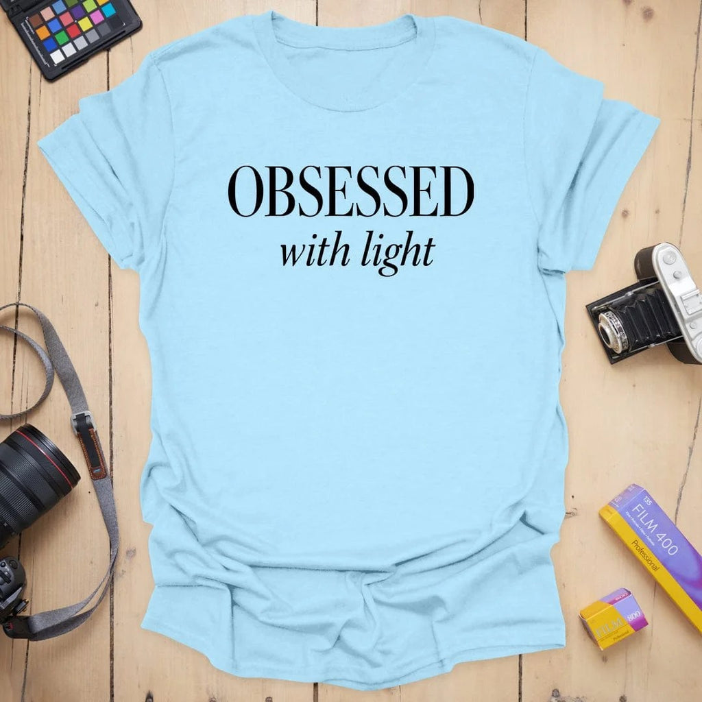 Obsessed T-Shirt - Light Blue, 3XL