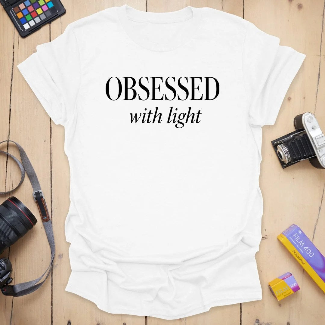 Obsessed T-Shirt - White, 3XL