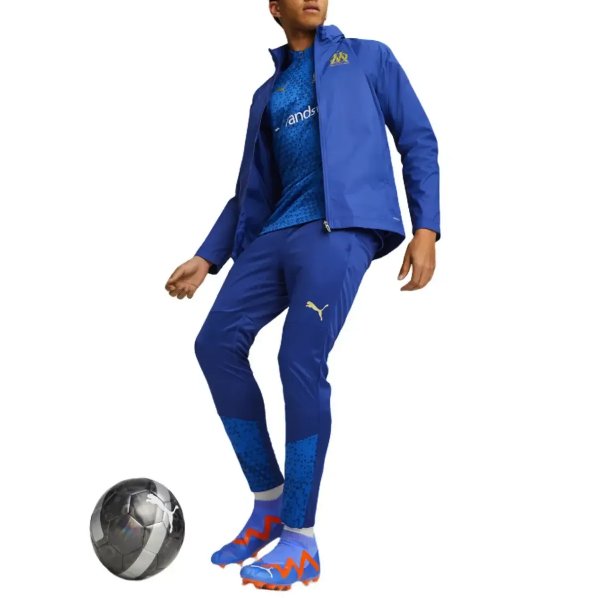 Olympique Marseille soccer training rain jacket - GilloServ