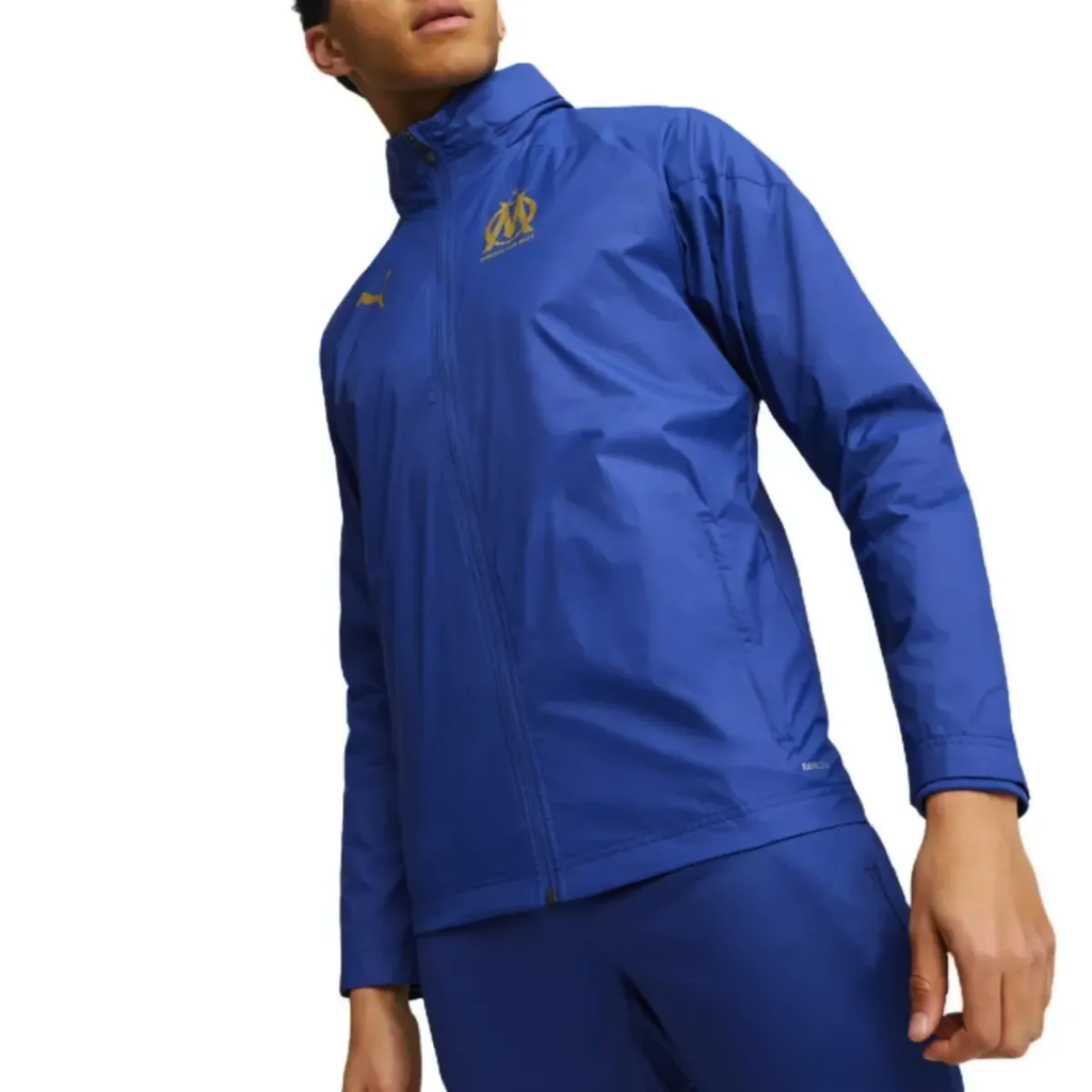 Olympique Marseille soccer training rain jacket - GilloServ