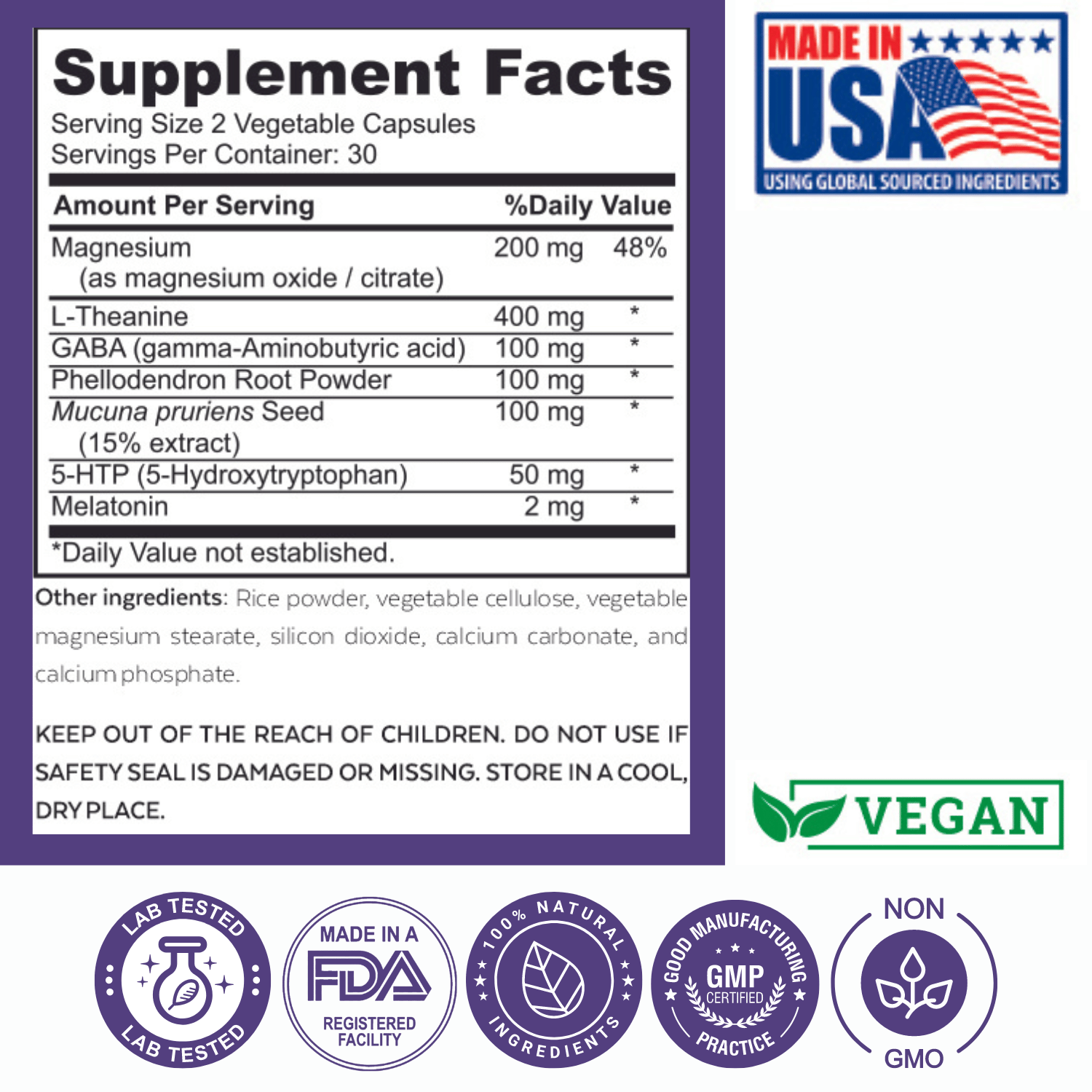 Sleep Well Stress Relief & Sleep Support Formula - GilloServ