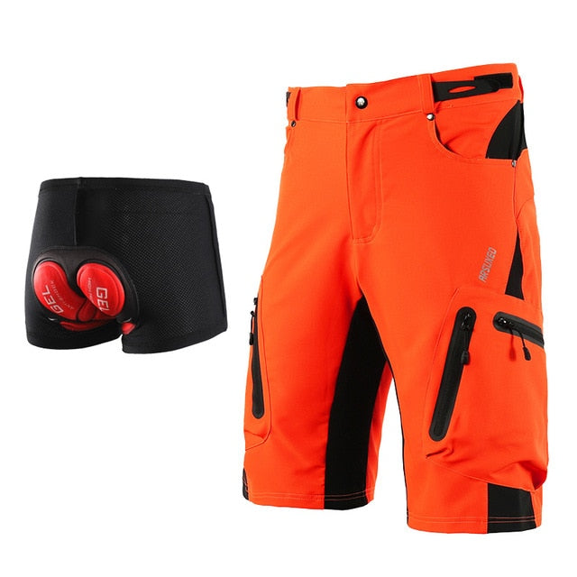 Men Outdoor Sports Cycling Shorts MTB Downhill Trousers Mountain Bike Bicycle Shorts Water Resistant Loose Fit - GilloServ
