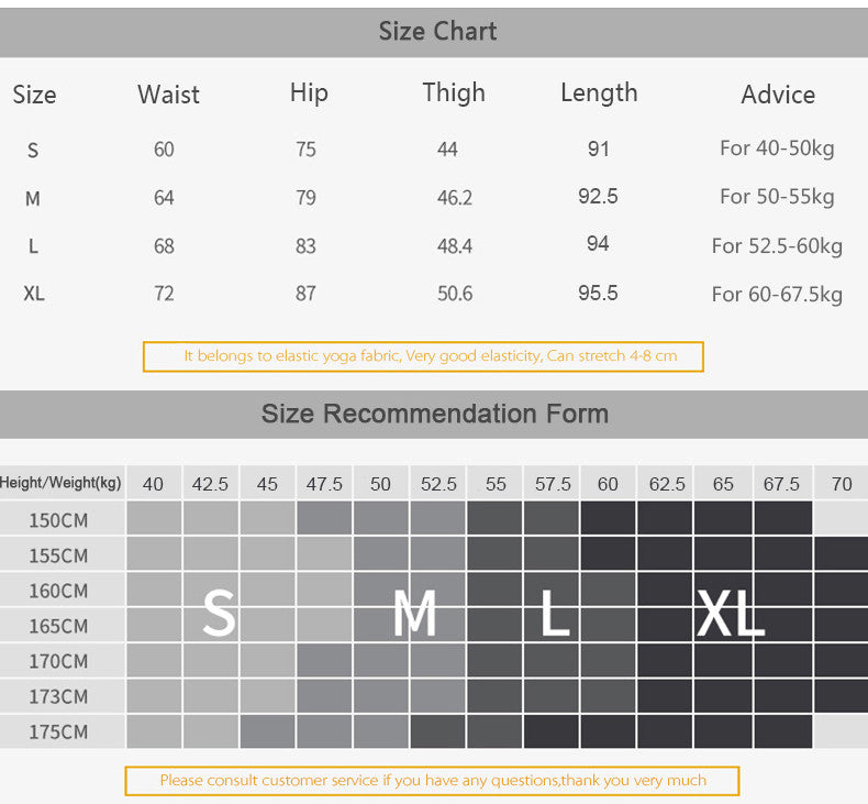 Gym Fitness Yoga Pants Slim High waist Sport Leggings - GilloServ