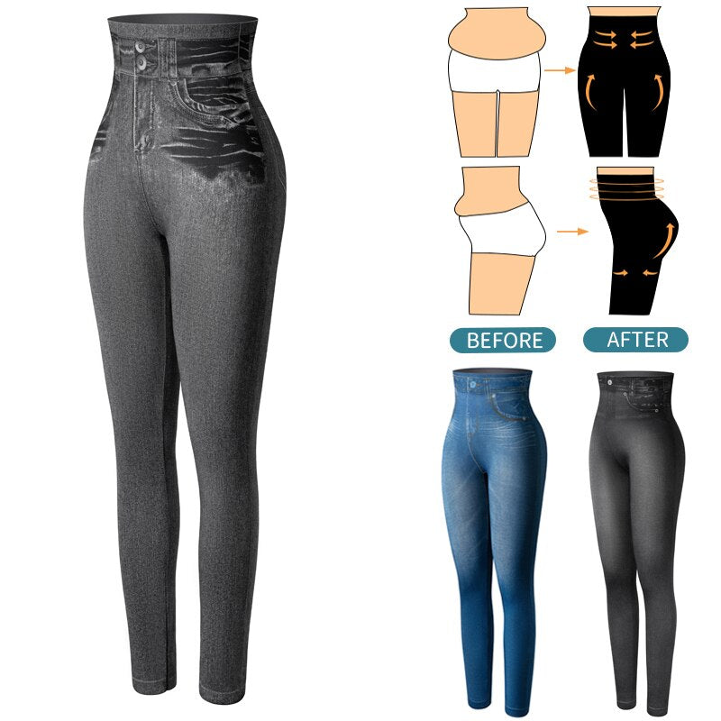 Jeans Leggings High Waist Fashion - GilloServ