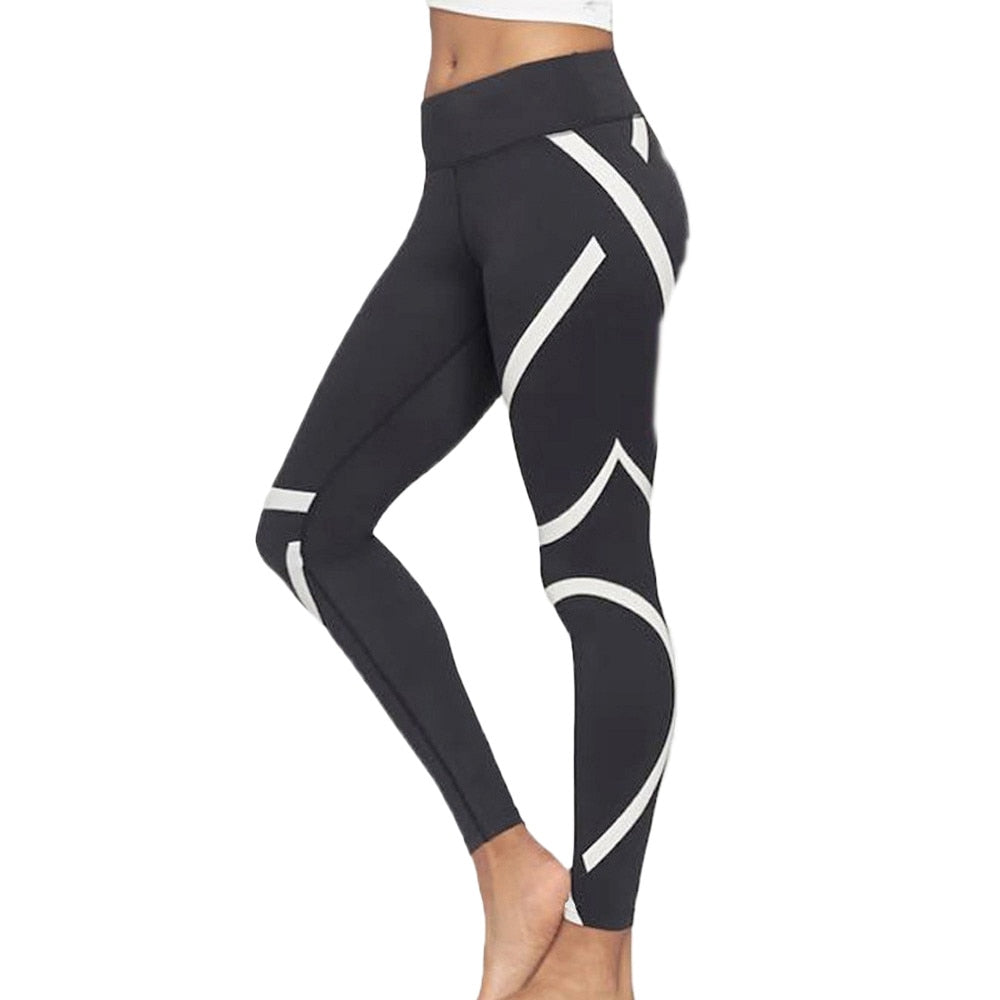 Leggings Sport Women Fitness Splice Skinny Gym Leggings - GilloServ