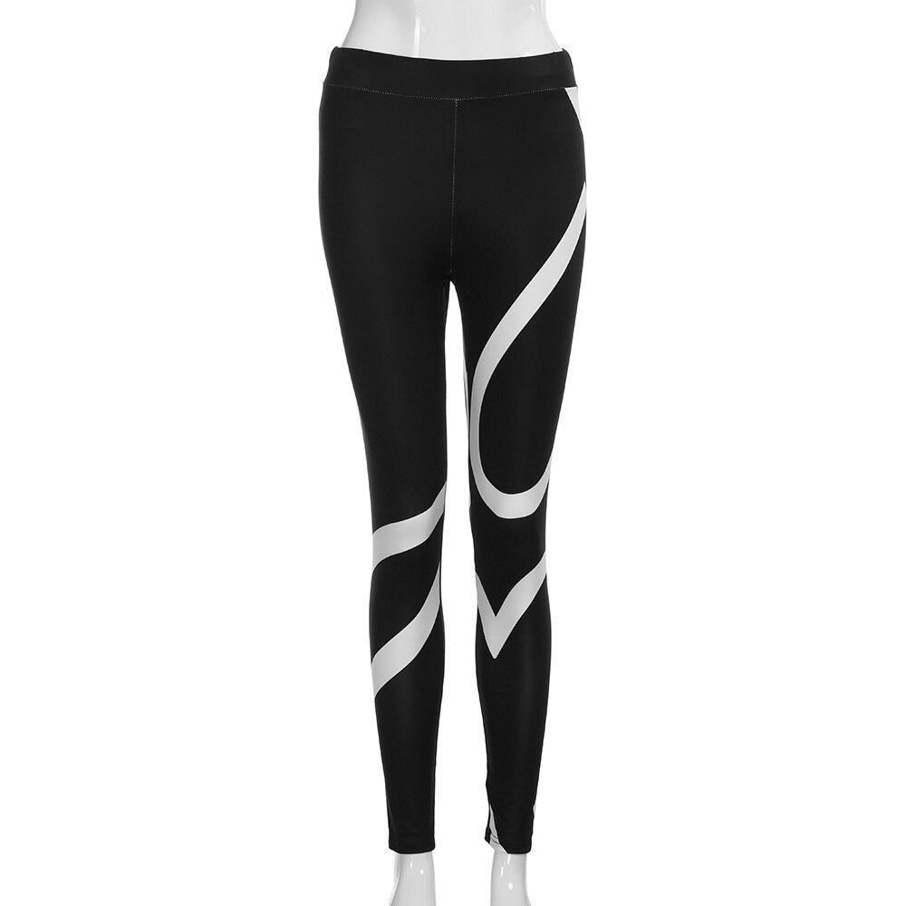 Leggings Sport Women Fitness Splice Skinny Gym Leggings - GilloServ