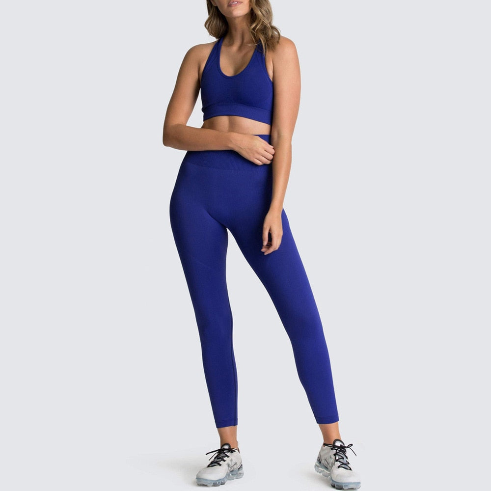 Seamless Gym Set Nylon Sportswear - GilloServ