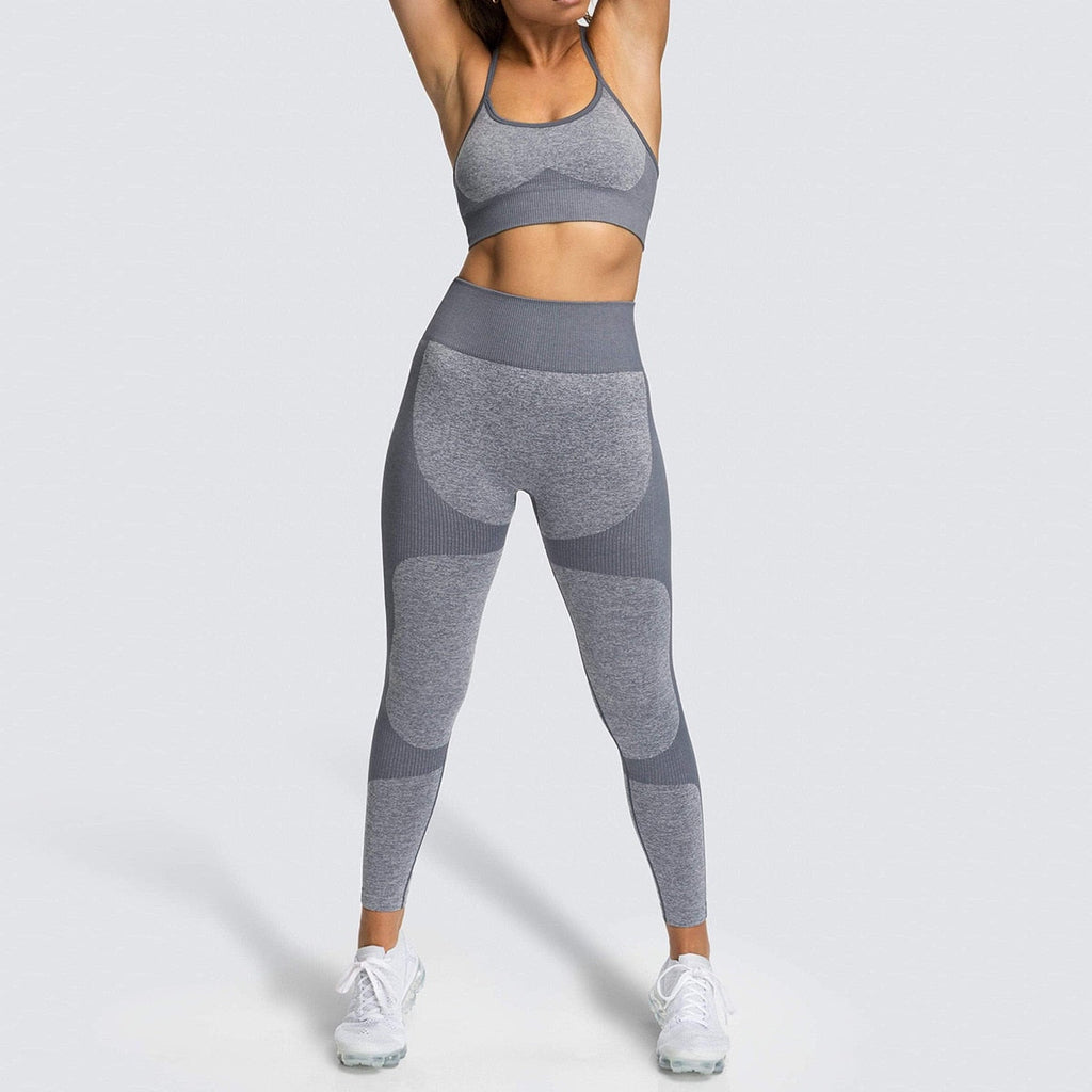 Lycra Seamless Yoga Set Women Fitness - GilloServ