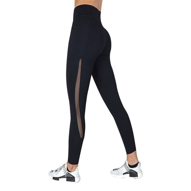 Full Length Workout Leggings Women High Waist Pockets - GilloServ