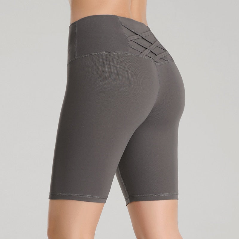 High Waist Sport Gym Yoga Shorts - GilloServ