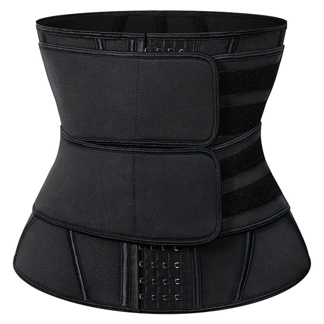 Steel Boned Waist Corset Trainer Sauna Sweat Sport Girdle - GilloServ