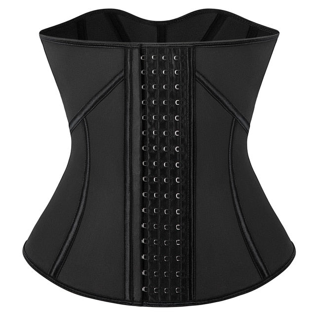 Steel Boned Waist Corset Trainer Sauna Sweat Sport Girdle - GilloServ