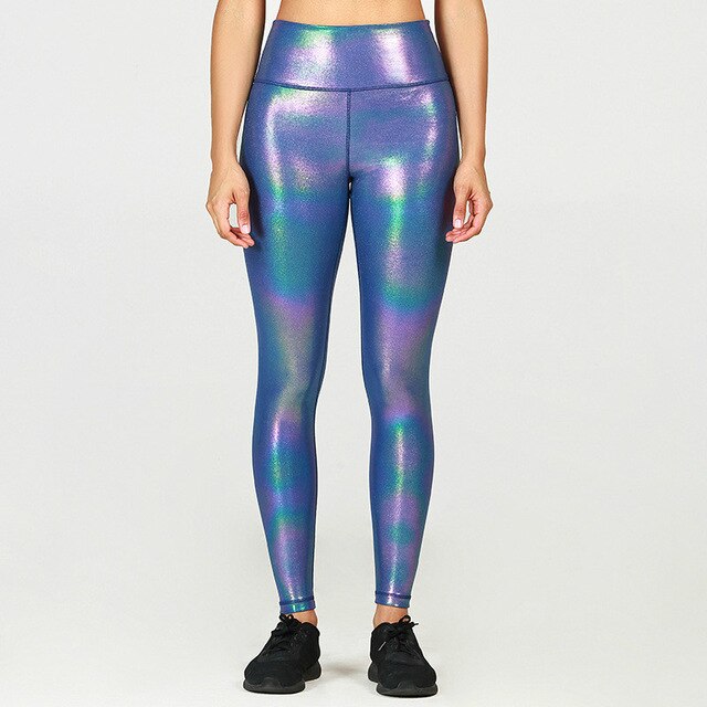 GOLD STAMPING Stretchy Fitness Workout Gym Leggings - GilloServ