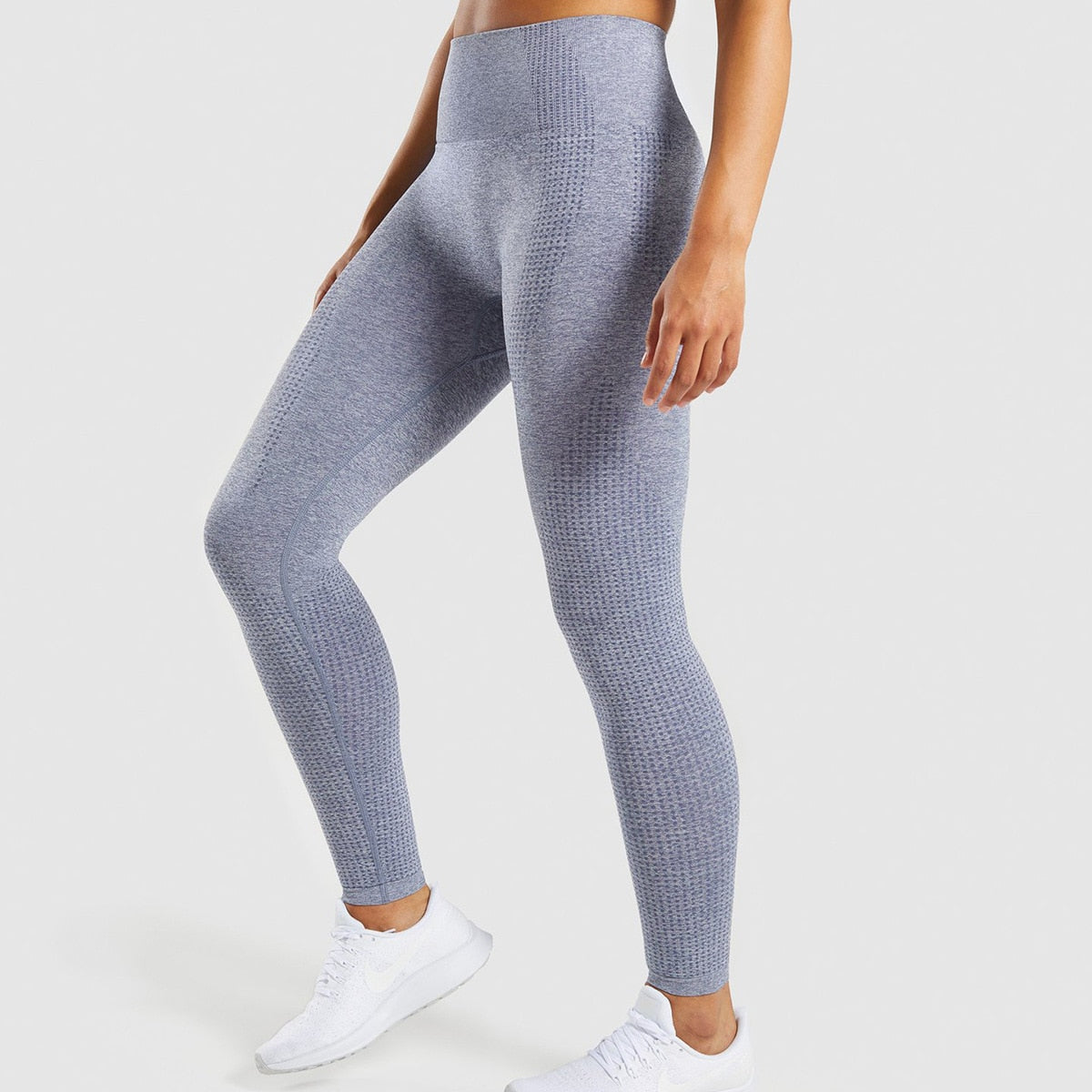 Solid High Waist Energy Seamless Yoga Leggings - GilloServ