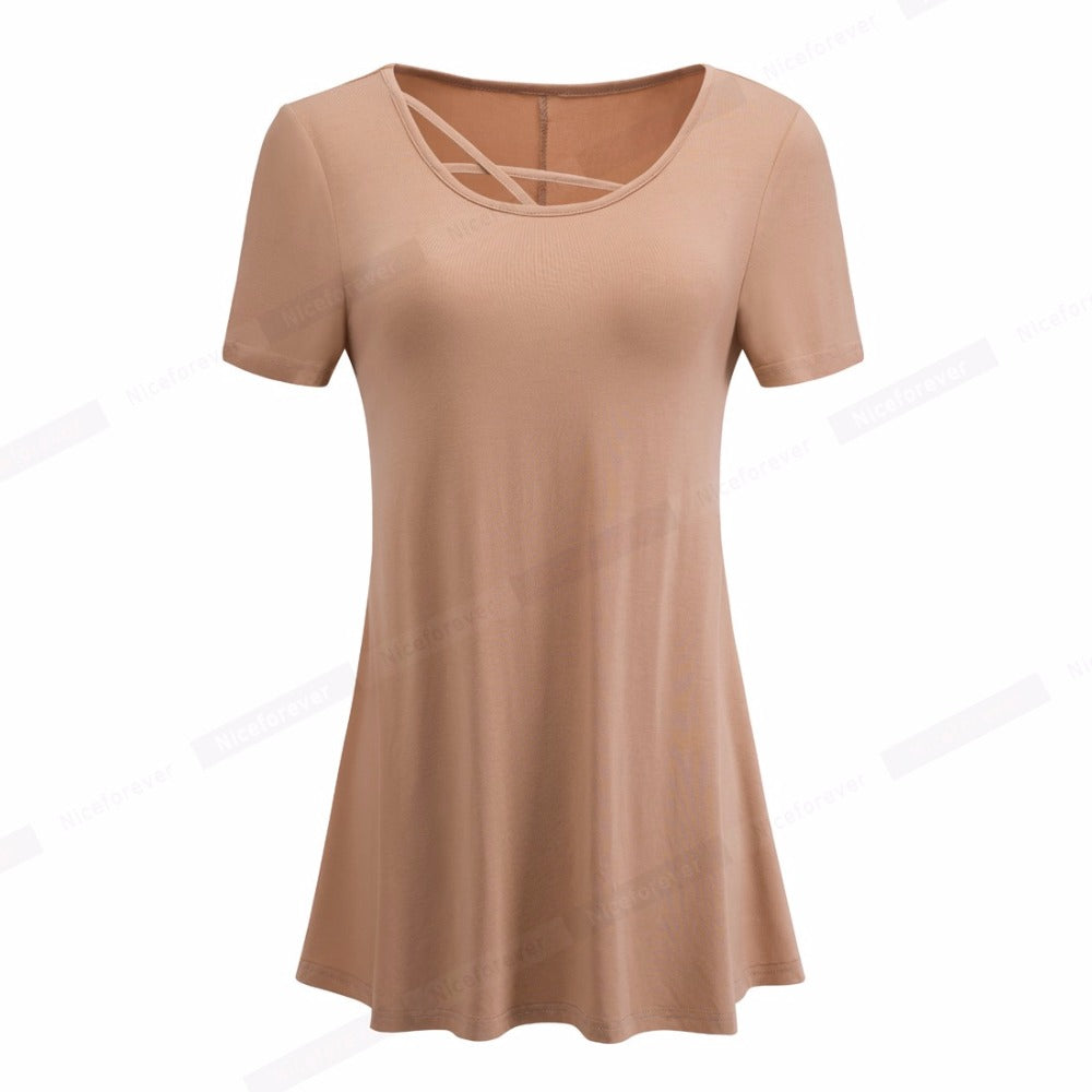 Summer Brief Casual T-shirts Women Short