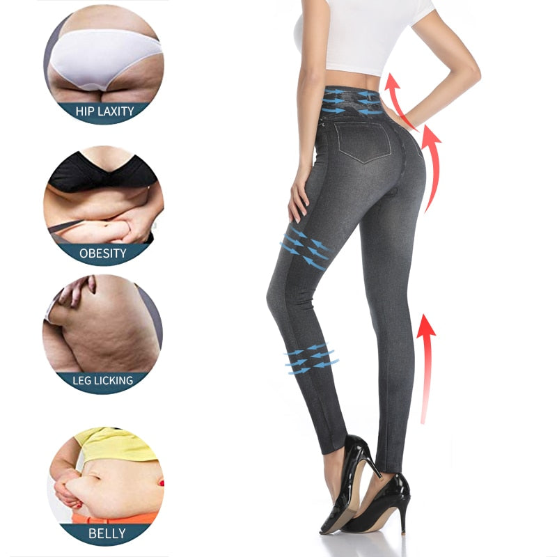 Jeans Leggings High Waist Fashion - GilloServ