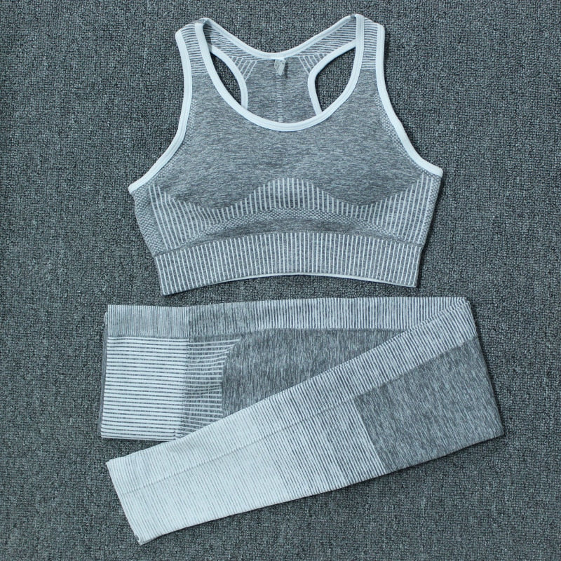 Yoga set Women Gym Clothes Seamless Fitness Sportswear - GilloServ