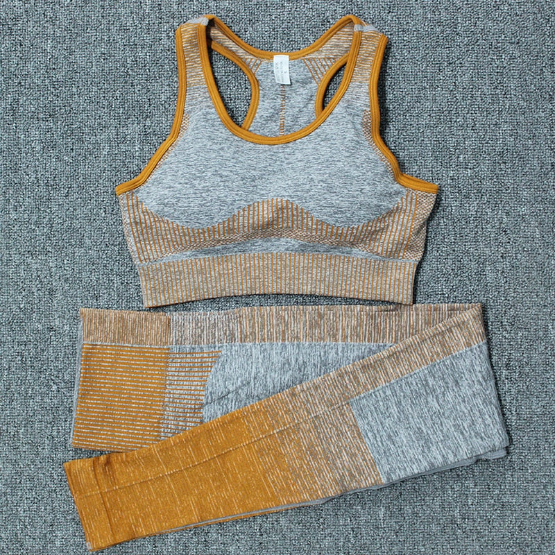Yoga set Women Gym Clothes Seamless Fitness Sportswear - GilloServ