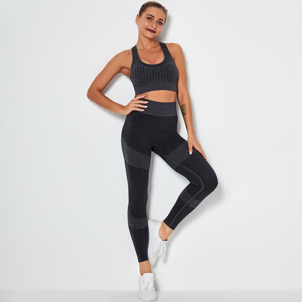 Seamless Yoga Fitness Set Women Sportswear - GilloServ