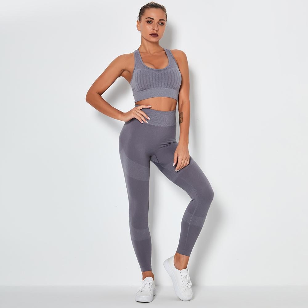 Seamless Yoga Fitness Set Women Sportswear - GilloServ