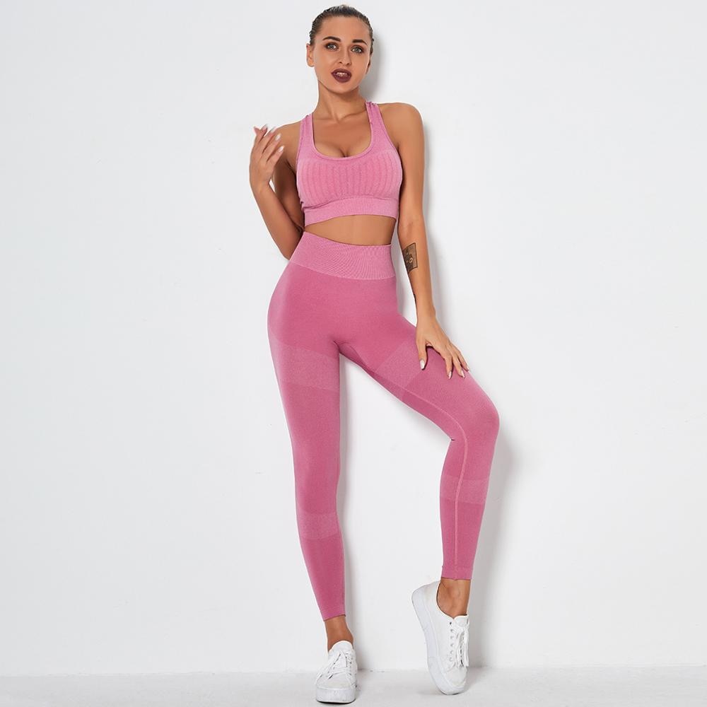Seamless Yoga Fitness Set Women Sportswear - GilloServ